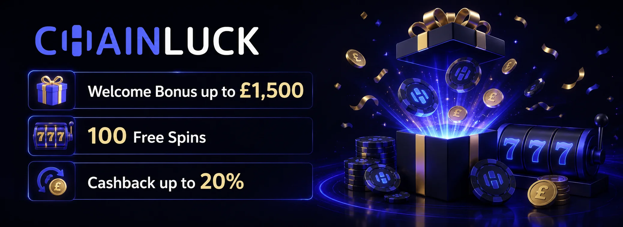 £1,500 + 100 free spins
